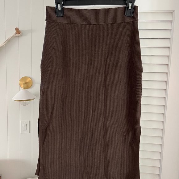 AYR The Curator Skirt Sicilian Umber, Small, NWOT - Picture 3 of 5